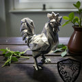 Low Poly' Rooster - 1 Ozt .999 Fine Silver