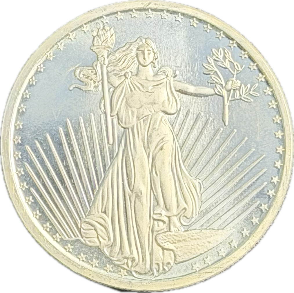 SilverTowne - St. Gaudens Round - 1 ozt. Fine Silver