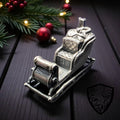 Santa Sleigh  – Limited Edition | 1 Ozt .999 Fine Silver | Handcrafted in the USA