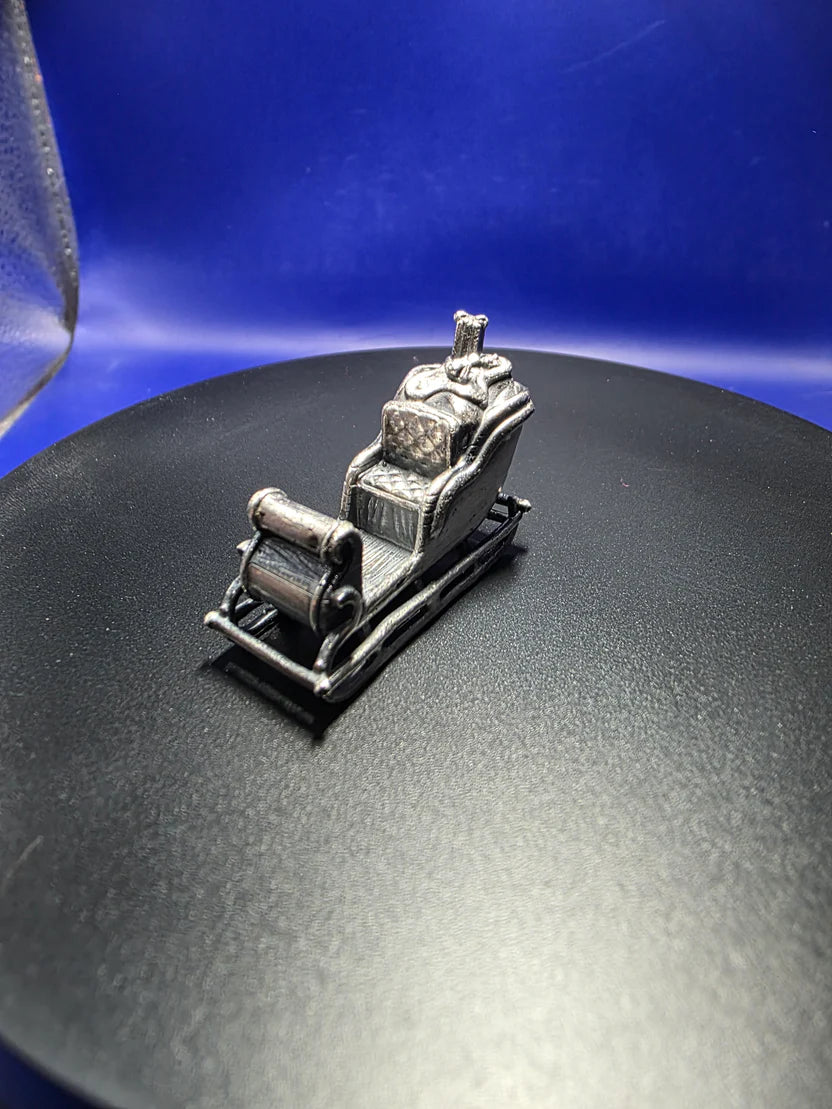 Santa Sleigh  – Limited Edition | 1 Ozt .999 Fine Silver | Handcrafted in the USA