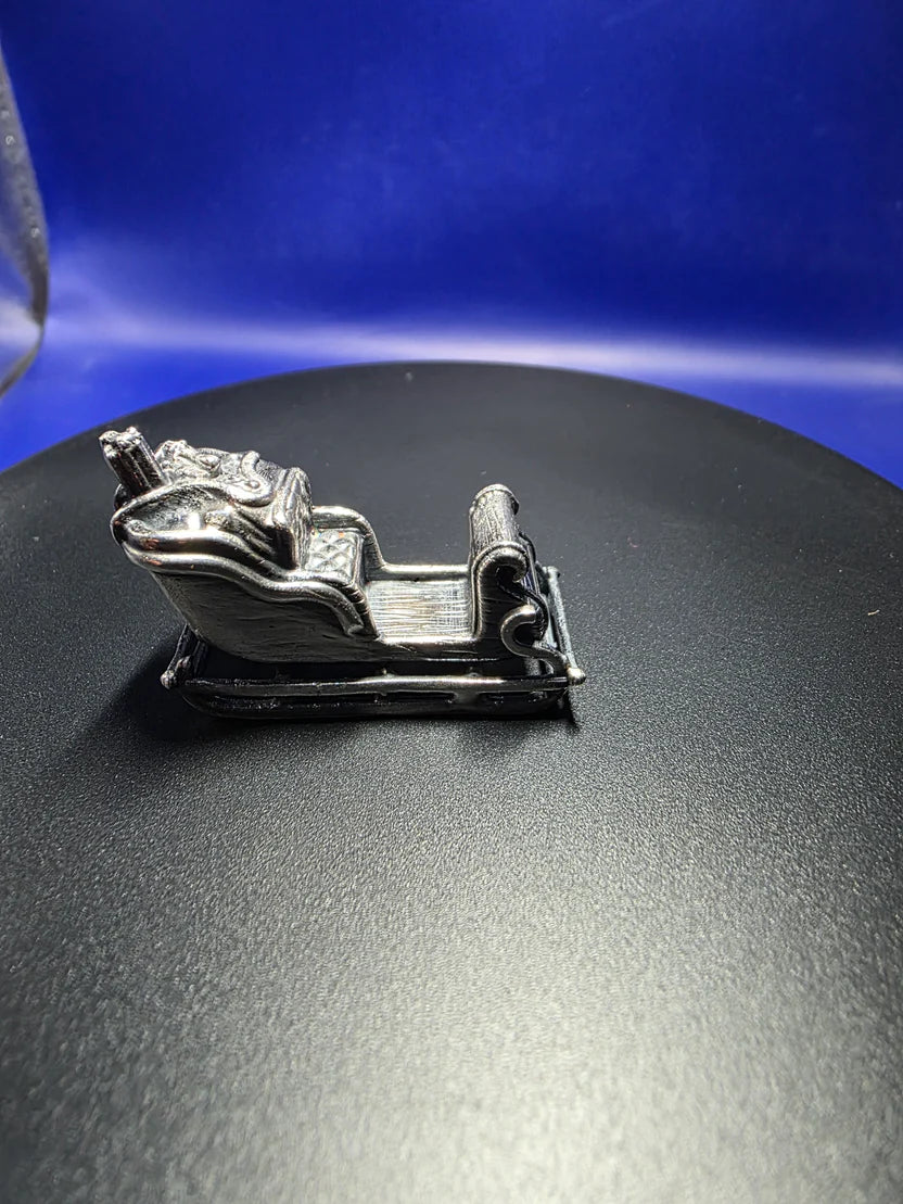 Santa Sleigh  – Limited Edition | 1 Ozt .999 Fine Silver | Handcrafted in the USA