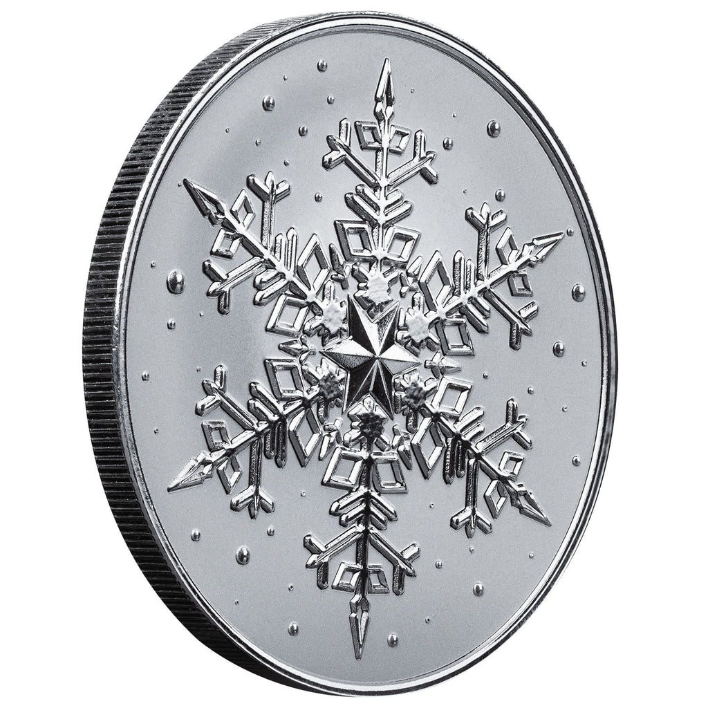 Scottsdale Snowflake - 1 Ozt. .999 Fine Silver Round
