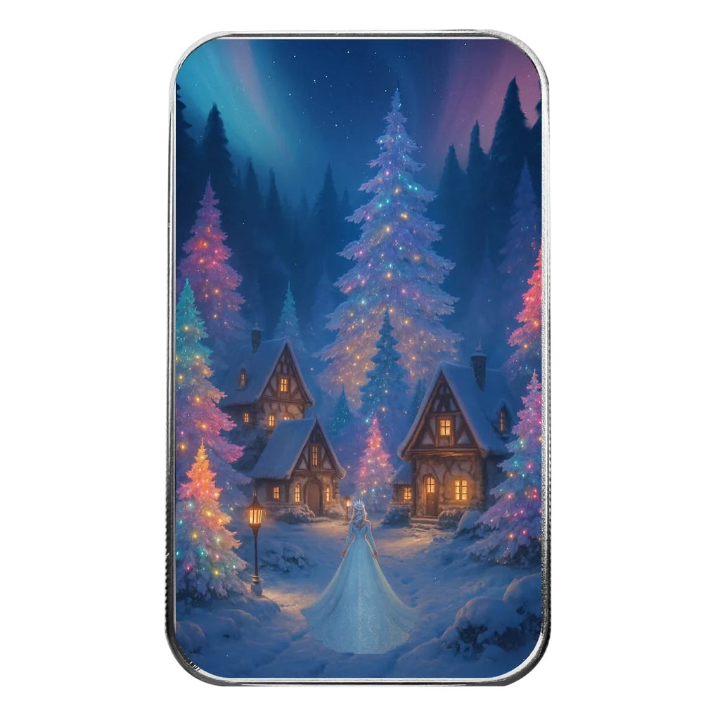 Snow Princess - 1 Ozt .999 Fine Silver Art Bar