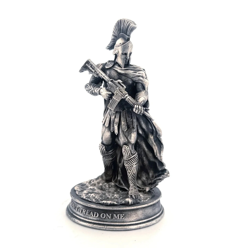Don't Tread On Me Spartan - 3 Ozt .999 Fine Silver