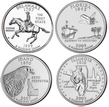 $.50 Face - 90% Modern Proof Quarters - Random Year But No Duplicates