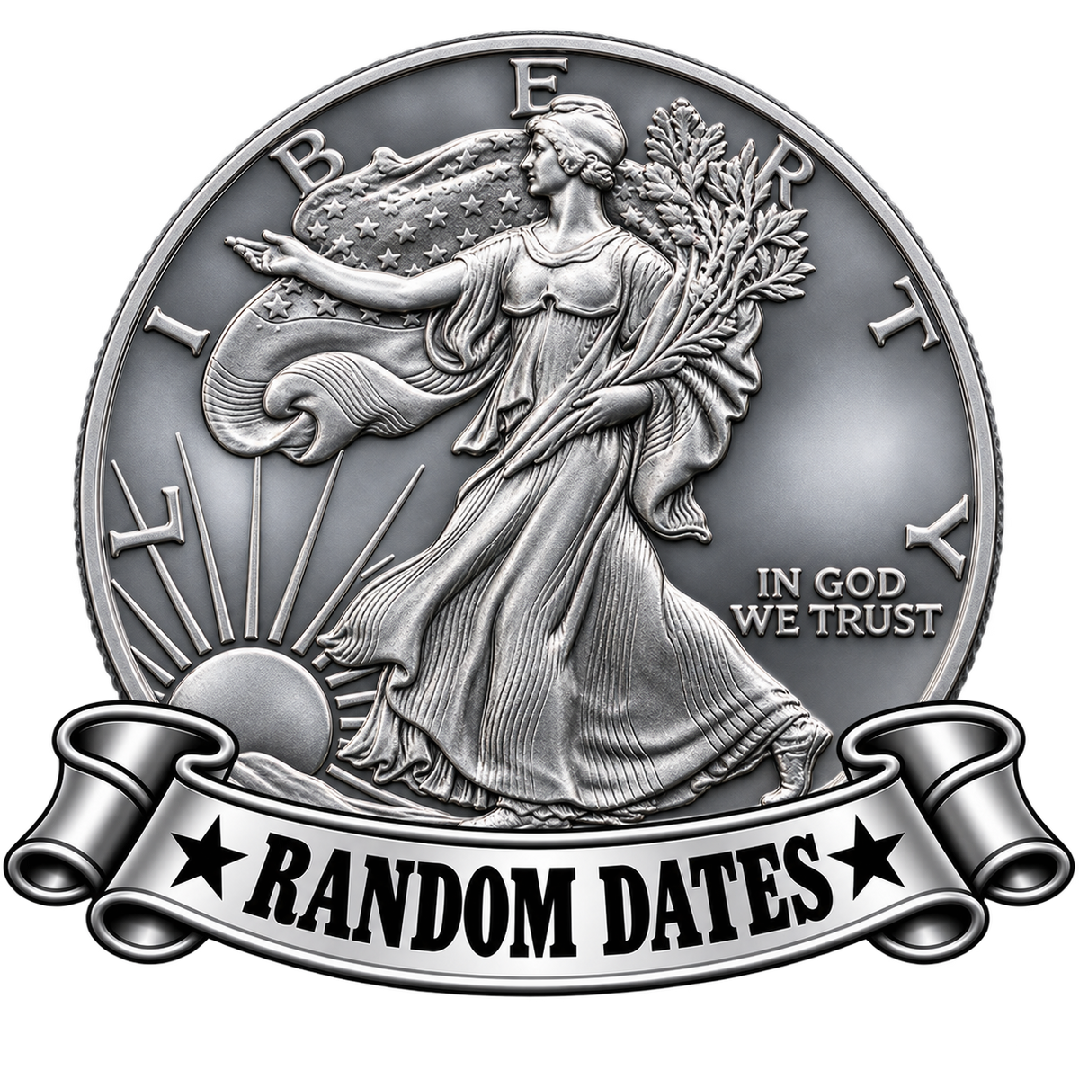 Walking Liberty Half Dollar - Random Date - VG or better