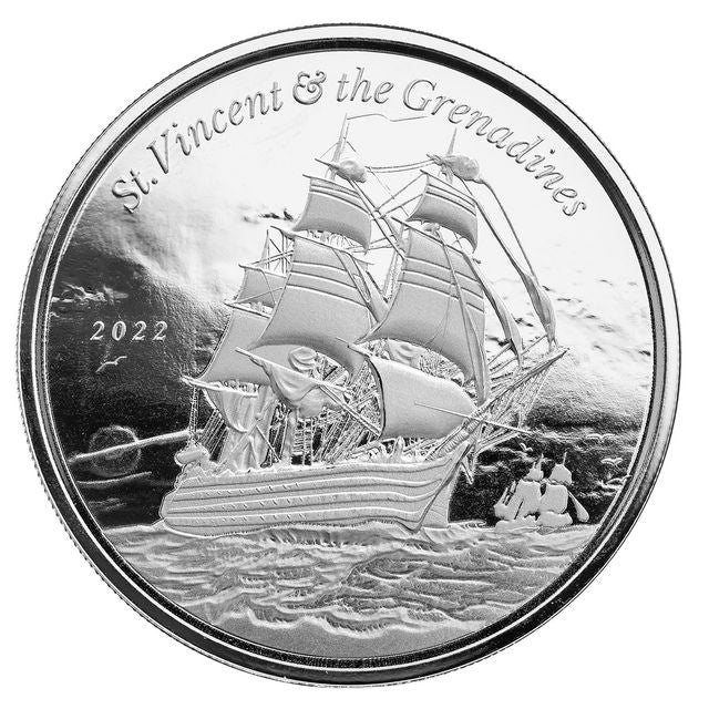 St. Vincent - 2022 Warship - 1 Ozt Sovereign - New from the Mint