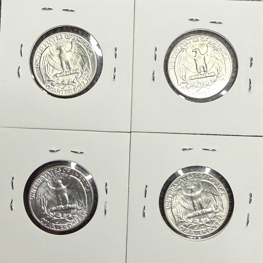 Washington Quarters - 1964 P & D - Brilliant Uncirculated