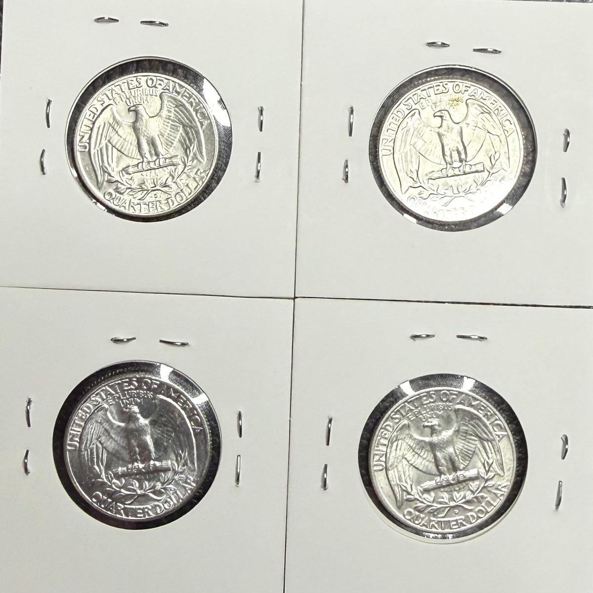Washington Quarters - 1964 P & D - Brilliant Uncirculated
