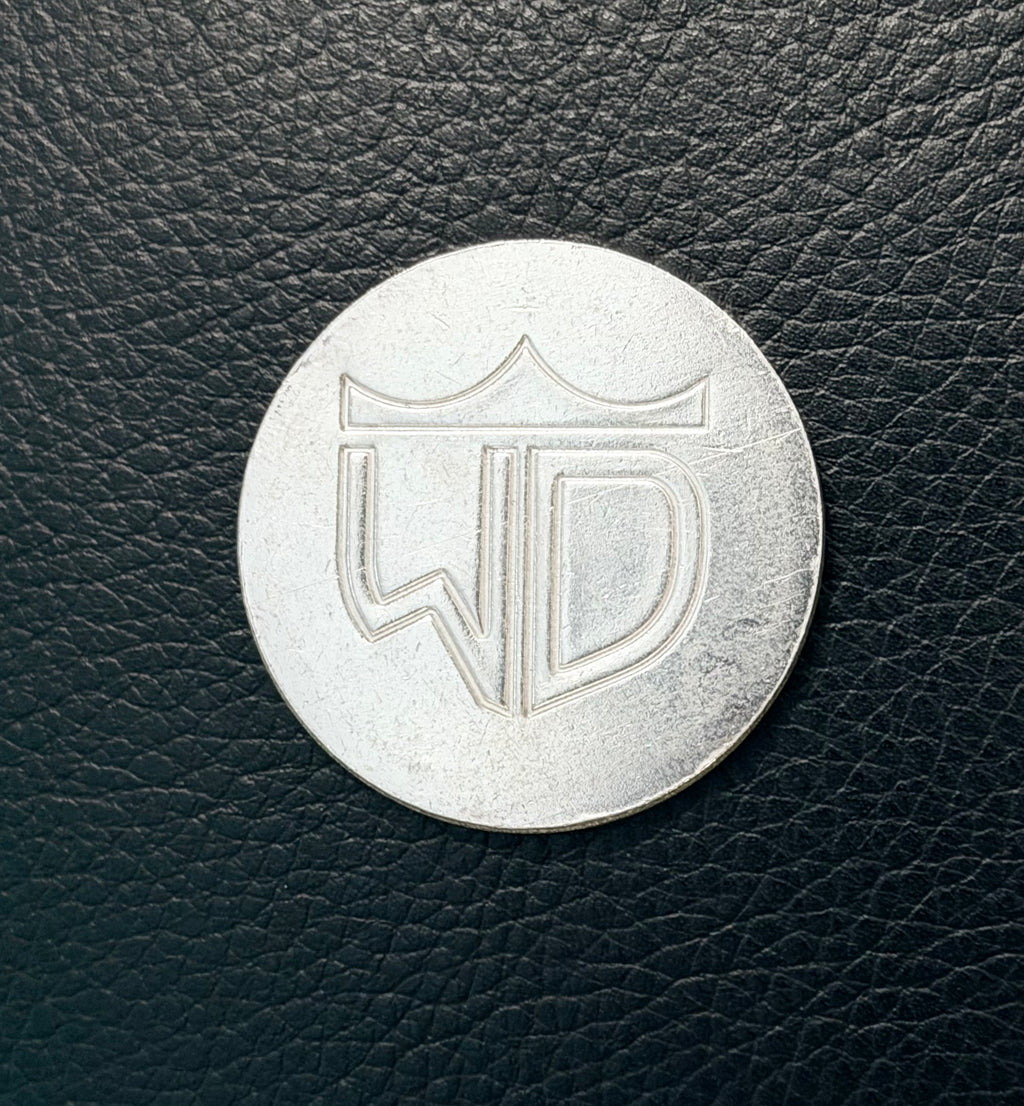 WD Pours - 1 Ozt. Logo Struck on Vintage Blank - .999 Fine Silver