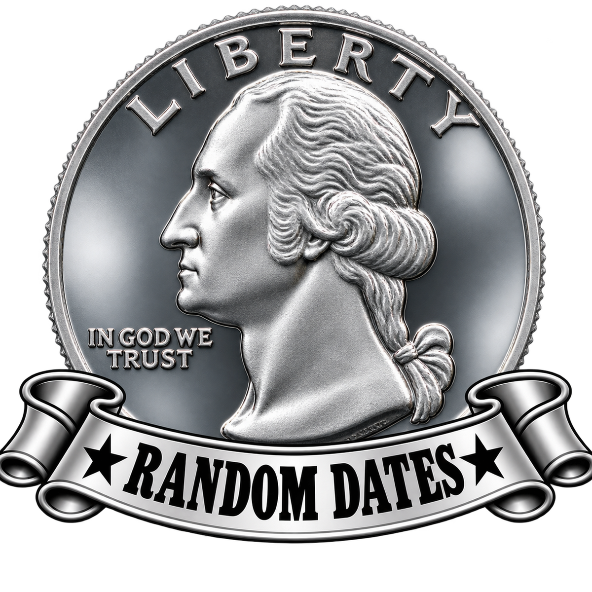 Washington Quarters - $1 Face Value - Circulated - random Full Date